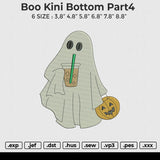 Ghost 110823 Embroidery File 6 size