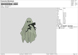 Ghost Hugs Embroidery File 6 sizes