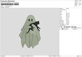 Ghost Hugs Embroidery File 6 sizes