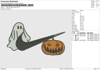 Ghost swoosh pumkin