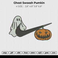 Ghost swoosh pumkin