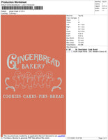 Ginger Bread v2  Embroidery