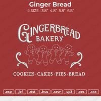 Ginger Bread Embroidery