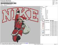 Goku Christmas Embroidery