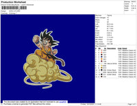 Goku V5 Embroidery