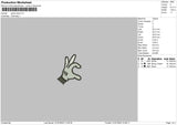 Goofy Hand Embroidery File 6 sizes