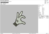 Goofy Hand Embroidery File 6 sizes