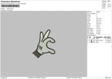 Goofy Hand Embroidery File 6 sizes