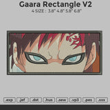 Gaara Rectangle V2 Embroidery