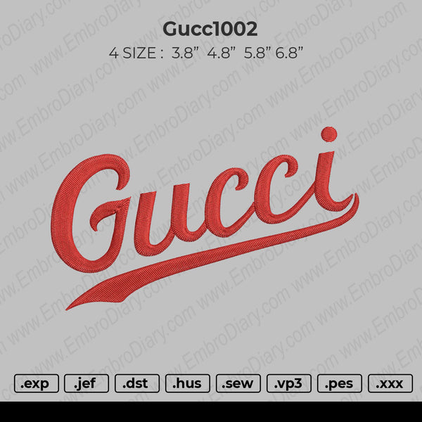 Gucci 002 Embroidery