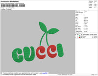 Guci Cerry embroidery
