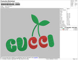 Guci Cerry embroidery