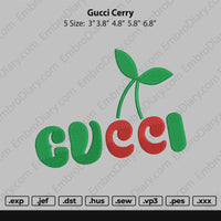 Guci Cerry embroidery
