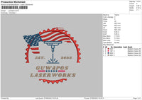 Guwapos Embroidery File 6 sizes