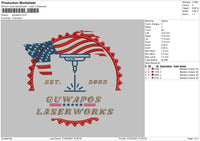 Guwapos Embroidery File 6 sizes