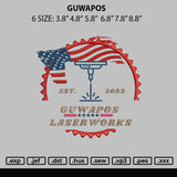 Guwapos Embroidery File 6 sizes