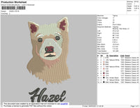 Hazel Embroidery