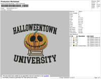 Halloweentown University Embroidery