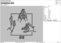 Hand Jutsu Embroidery