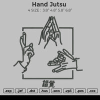Hand Jutsu Embroidery