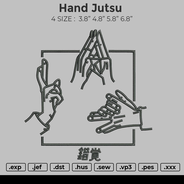 Hand Jutsu Embroidery