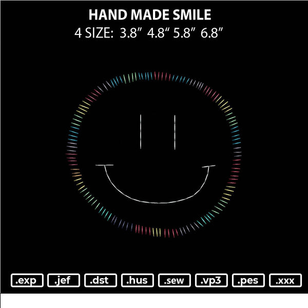 Hand Made Smile Embroidery