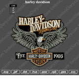 Harley Davidson Est. 1903 Embroidery
