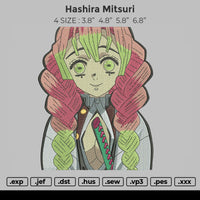 Hashira Mitsuri Embroidery