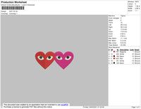 Heart 02 Embroidery