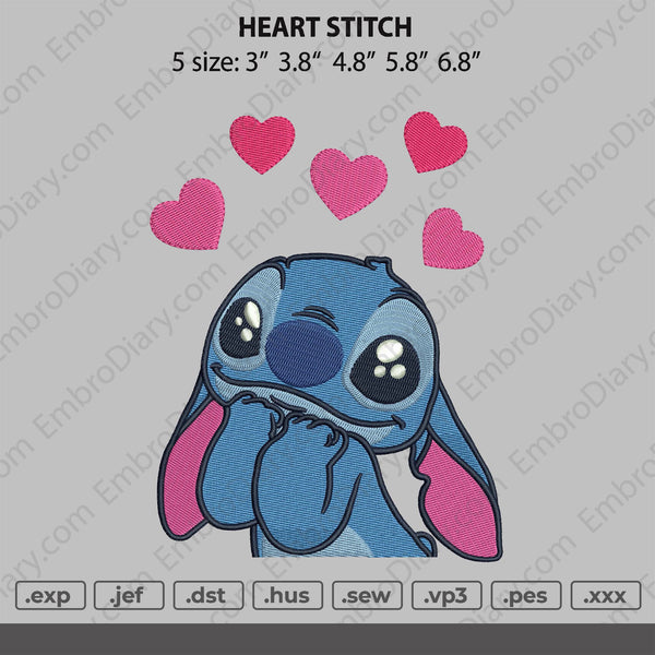 Stitch Heart Embroidery