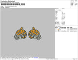 Halloween Pumpkins Embroidery