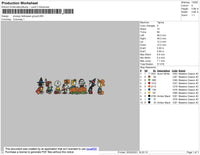 Snoopy Halloween Group Embroidery