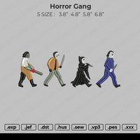 Horror Gang Embroidery
