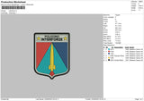 Interforze Embroidery File 6 sizes
