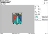 Interforze Embroidery File 6 sizes