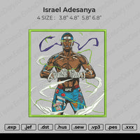 Israel Adesanya Embroidery