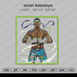 Israel Adesanya Embroidery