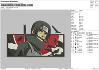 Itachi Rectangle V6 Embroidery
