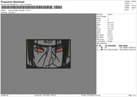 Itachi Saringan Rectangle V3 Embroidery File 6 sizes
