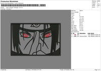 Itachi Saringan Rectangle V3 Embroidery File 6 sizes