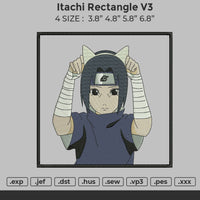 Itachi Rectangle V3 Embroidery