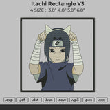 Itachi Rectangle V3 Embroidery