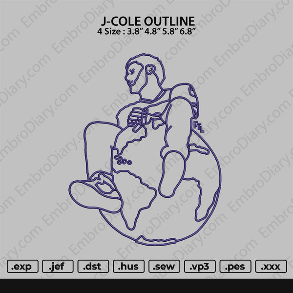 Jcole Outline Embroidery