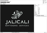 Jalicali Embroidery File 4 size