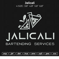 Jalicali Embroidery File 4 size