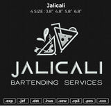 Jalicali Embroidery File 4 size