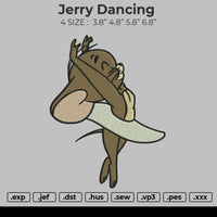 Jerry Dancing Embroidery