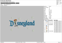 Jessie Disneyland Embroidery
