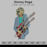 Jimmy Page Embroidery