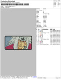 Jiraiya Rectangle Embroidery